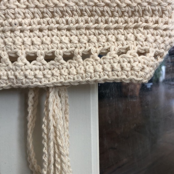 Bohemian Crochet Crop Top Handmade - Picture 2 of 4